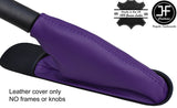 PURPLE TOP GRAIN REAL LEATHER HANDBRAKE GAITER FOR BMW MINI COOPER R55 R56 R57