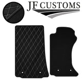 WHITE DIAMOND VINYL 2X TAILORED FLOOR CARPETS FOR MAZDA MX5 MK3 06-14 JF1