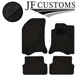 BEIGE DIAMOND VINYL 4X TAILORED FLOOR CARPETS FOR RENAULT LAGUNA MK2 01-07 JF1