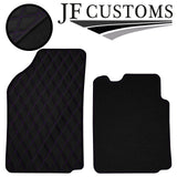PURPLE DIAMOND STITCH VINYL 4X TAILORED FLOOR CARPETS FOR CITROEN C2 03-09 JF1