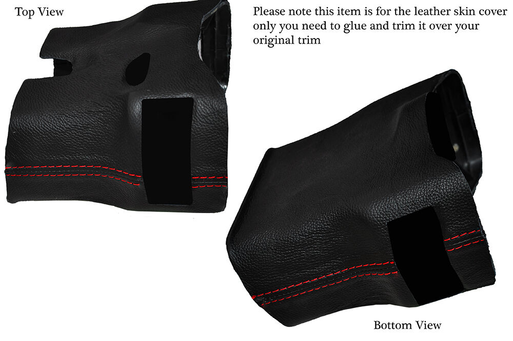 RED STITCH STEERING SHROUD LEATHER COVER FITS PORSCHE 986 BOXSTER&CARRERA 996