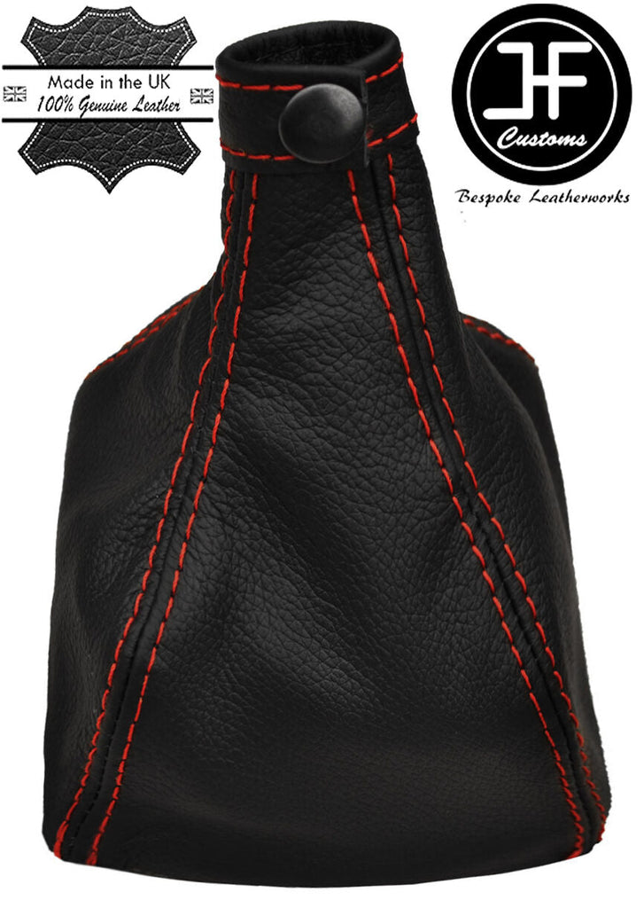 RED STITCH REAL LEATHER MANUAL GEAR LEVER GAITER FITS FIAT MULTIPLA 1998-2010