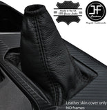 BLACK STITCH TOP GRAIN LEATHER MANUAL GEAR GAITER  FITS TOYOTA RAV 4 2013-2018