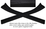 BLACK STITCH 2X DOOR SILL TRIM SKIN COVERS FITS NISSAN 350Z 2002-2009 CUSTOM NEW