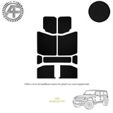 GENUINE LEATHER HEADLINER COVER FITS JEEP WRANGLER JL 4 DOOR SUV 2018-PRESENT