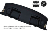 RED STITCHING REAR PARCEL SHELF LEATHER COVER FITS BMW 6 SERIES E24 CUSTOM NEW