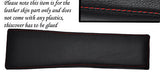 red stitching FITS MG MGB 1966-1980 LEATHER ARMREST COVER CUSTOM NEW MADE IN UK