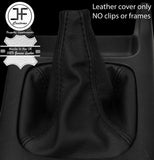 BLACK & BLACK MANUAL LEATHER GEAR GAITER FITS SUBARU IMPREZA WRX STI 1998-2000