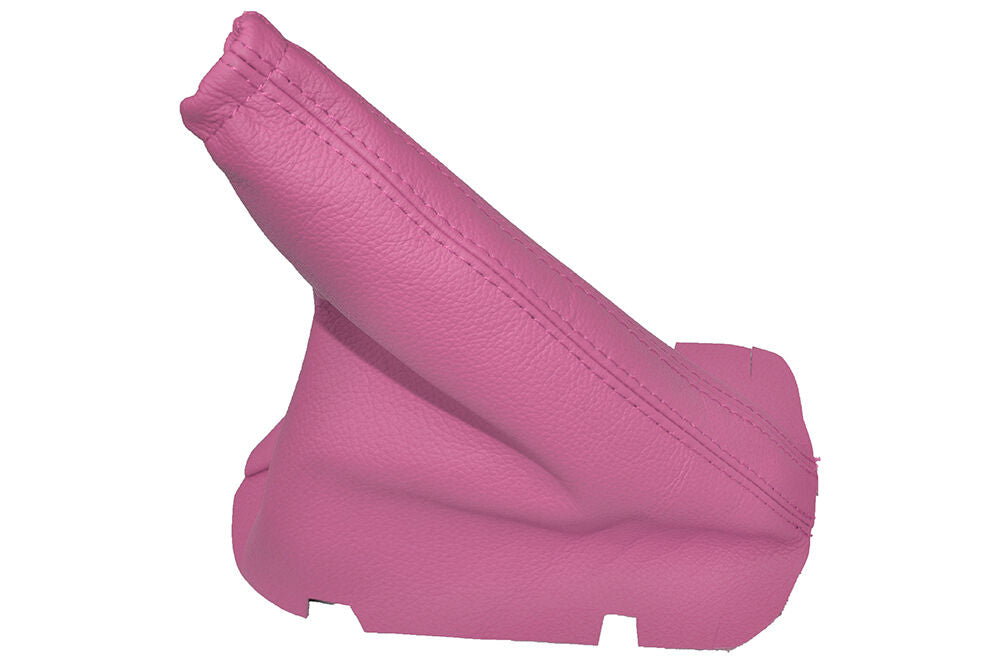 PINK LEATHER FITS VAUXHALL OPEL CORSA C COMBO 2000-2006 HANDBRAKE GAITER