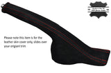 RED STITCH SUEDE SKIN HANDBRAKE GAITER FITS PORSCHE 986 BOXSTER & CARRERA 996
