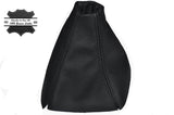 BLACK STITCH FITS FORD FOCUS MK3 III 2011 + LEATHER GEAR STICK COVER GAITER