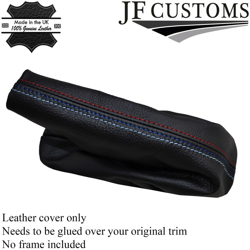 FITS BMW 1 SERIES E81 E82 E87 E88 2005-2012 LEATHER HANDBRAKE GAITER TRI STITCH