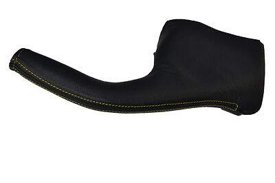YELLOW STITCH FITS HOLDEN COMMODORE VT VU VX 98-02 LEATHER HANDBRAKE BOOT