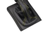 yellow stitch FITS VW GOLF MK3 MK4 GTI CABRIO CABRIOLET CONVERTIBLE GEAR GAITER
