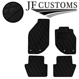 BLACK DIAMOND STITCH VINYL 4X TAILORED FLOOR CARPETS FOR VOLVO C70 95-06 JF1