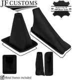 BLACK STITCH REAL LEATHER GEAR+HANDBRAKE+METAL FRAME FITS NISSAN MAXIMA 95-99