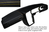 YELLOW STITCHING DASH DASHBOARD LEATHER SKIN COVER FITS VW CORRADO 1988-1995