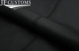 BLACK STITCH 2X FRONT DOOR 2X REAR QUARTER PANEL COVER FOR JAGUAR XK8 X100 96-04