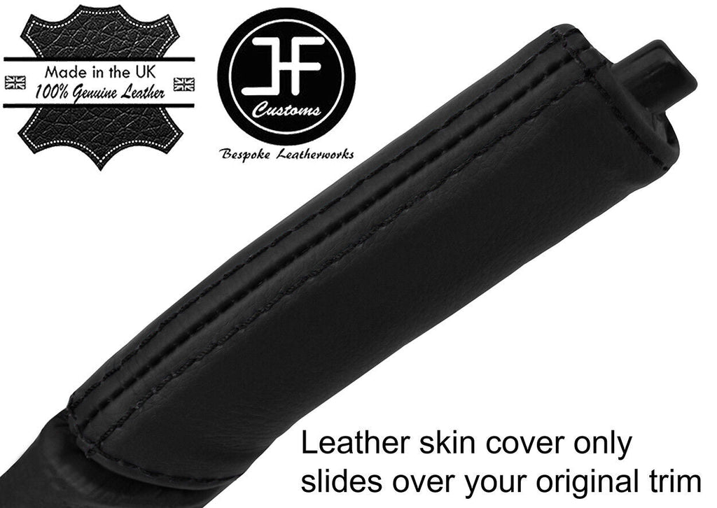 BLACK STITCH TOP GRAIN LEATHER HANDBRAKE HANDLE COVER FITS DODGE VIPER 92-98