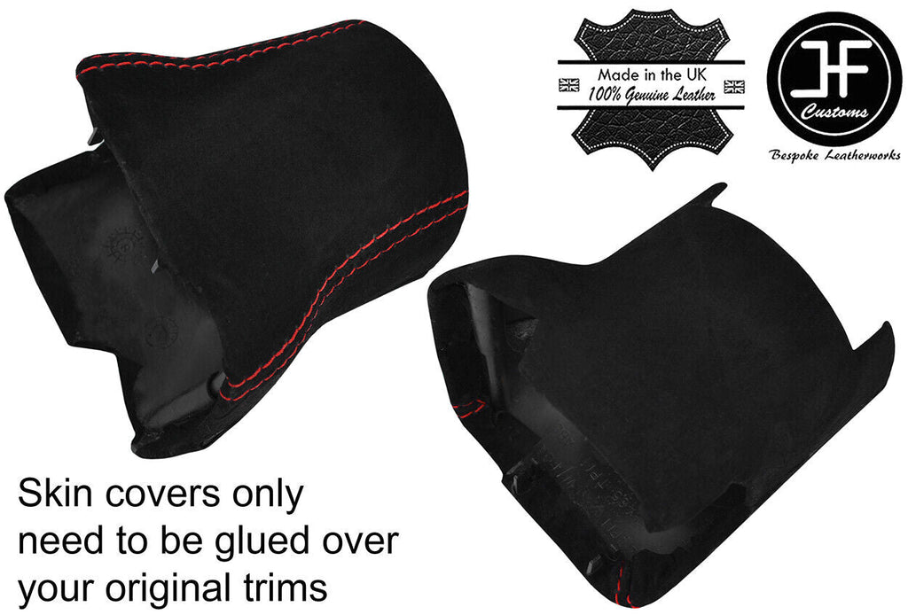 RED STITCH STEERING SHROUD COLUMN SUEDE COVER FITS DODGE VIPER 1992-2002
