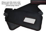 RED STITCH FITS HONDA PRELUDE MK3 86-91 2X SUN VISORS LEATHER COVERS ONLY