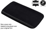 GREY STITCH REAL SUEDE ARMREST LID COVER FOR SKYLINE R34 GTR GT-T 1998-2002