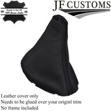 BLACK STITCH MANUAL GEAR GAITER FOR LAND ROVER FREELANDER 2 MK2 LR2 2006-2014