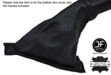 BLACK STITCHING LEATHER HANDBRAKE GAITER FITS PROTON IMPIAN 2001-2010 CUSTOM NEW