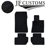 BLUE DIAMOND STITCH VINYL 4X TAILORED FLOOR CARPETS FOR HONDA LEGEND 06-21  JF1