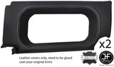 GREY STITCH 2X REAR WINDOW SIDE TRIM COVERS FITS DEFENDER 90 110 STATION WAGON