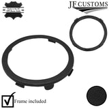 FITS VW VOLKSWAGEN FOX 05-12 BLACK LEATHER GEAR SURROUND + FRAME CUSTOM NEW