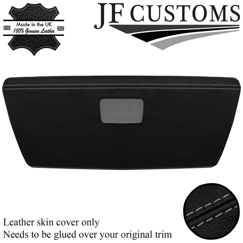 GREY STITCH LEATHER GLOVEBOX TRIM COVER FOR LAND ROVER DISCOVERY MK1 94-98