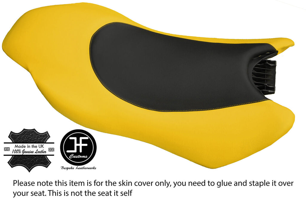BLACK YELLOW VINYL CUSTOM FITS YAMAHA 03-08 GP 1300 R 03-04 GP 800 R SEAT COVER
