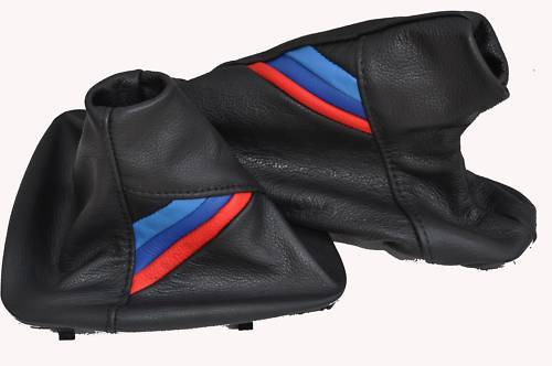 FITS BMW E34 88-96 GEAR COVER STRIPES TRI STRIPES + HANDBRAKE CUSTOM NEW