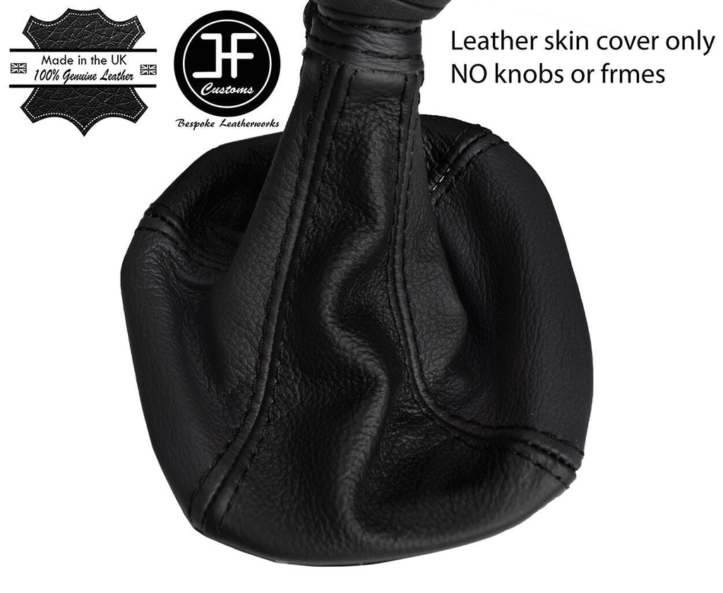 BLACK & BLACK AUTO AUTOMATIC REAL LEATHER GEAR GAITER FOR IVECO DAILY 2007-2014