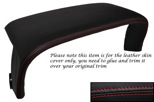 RED STITCHING FITS JAGUAR XJ X300 94-97 INSTRUMENT SPEEDO COWL LEATHER COVER