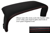 RED STITCHING FITS JAGUAR XJ X300 94-97 INSTRUMENT SPEEDO COWL LEATHER COVER
