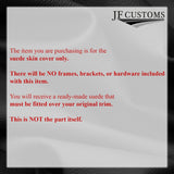 YELLOW STITCH D GREY LUXE SUEDE HEADLINER COVER FOR JEEP WRANGLER TJ 1997-2006