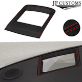 FITS CORVETTE C6 05-13 RED STITCH LEATHER HUD DISPLAY BEZEL TRIM COVER+FRAME