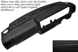 BLACK STITCH DASH DASHBOARD LEATHER SKIN COVER FITS VW GOLF MK2 II JETTA 83-92