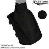 BLACK STITCHING SUEDE  MANUAL GEAR GAITER FITS CITROEN C4 CACTUS 2014-2018