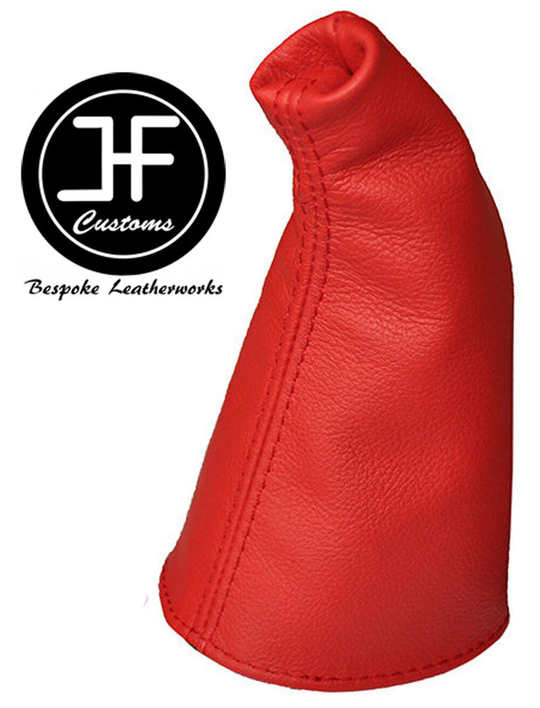 RED REAL LEATHER MANUAL GEAR STICK GAITER FITS HONDA CIVIC EP3 TYPE R 2001-2005