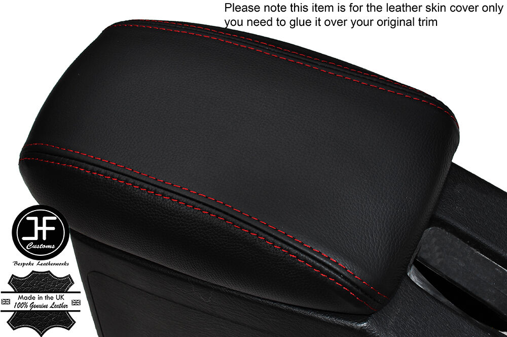 RED STITCHING ARMREST LID LEATHER COVER FITS HONDA CIVIC MB6 MC MA 1996-2000