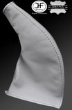 WHITE STITCH FITS MAZDA MX5 MK1 MK2 NB NA 89-05 CUSTOM HANDBRAKE WHITE LEATHER