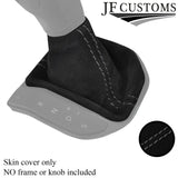 GREY STITCH SUEDE DSG AUTO AUTOMATIC GEAR GAITER FITS VW T6 TRANSPORTER 16-19
