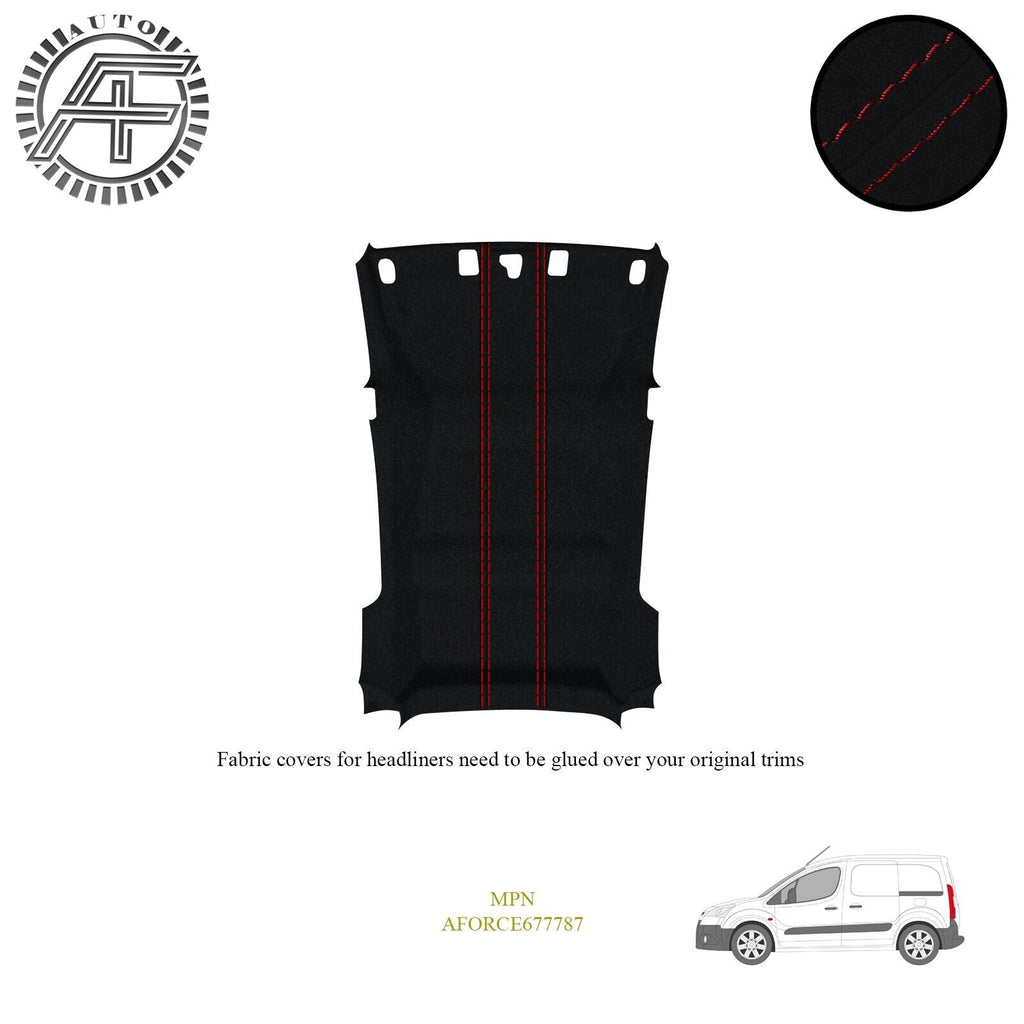 LUXE SUEDE CUSTOM HEADLINER COVER FOR CITROEN BERLINGO B9 5 DOOR VAN 2008-2018