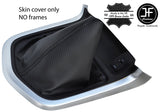 BLACK STITCH CARBON FIBER VINYL MANUAL GEAR GAITER FITS NAVARA NP300 D23 15-17