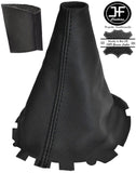 BLACK STITCH LTHR GEAR GAITER KNOB COVER 6 SPEED FITS RENAULT LAGUNA MK2 04-07