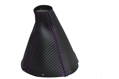 FITS TOYOTA SUPRA MK4 CARBON FIBER GAITER PURPLE STITCH CUSTOM NEW MADE IN UK