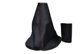 RED STITCH FITS RENAULT LAGUNA MK2 GEAR GAITER + 5 SPEED  KNOB COVER PETROL